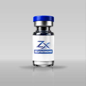 Glutathione research peptide vial, lyophilized powder, Zentrax
