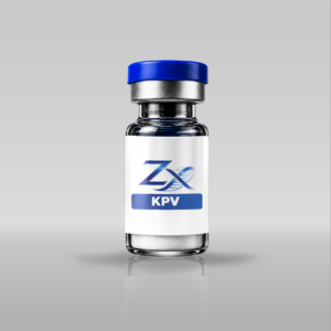 KPV research peptide vial, lyophilized powder, Zentrax